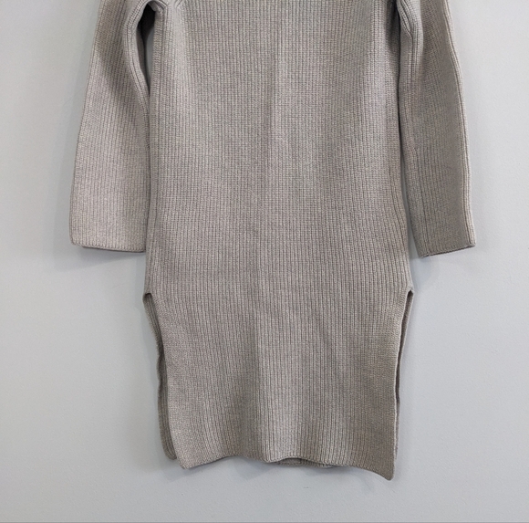 Wilfred Vartan 100% Wool Long Open Front Cardigan XS Light Grey - Picture 8 of 13